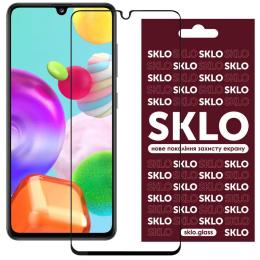 Захисне скло SKLO 3D (full glue) для Oppo A17/A17k Black