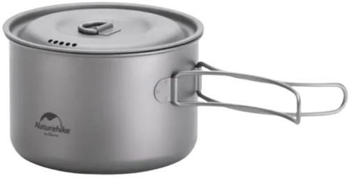 Туристична каструля Naturehike NH18T202-B зі складною ручкою 1300 мл (6927595733561)