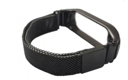 Ремінець для фітнес-браслету Infinity Milan Vintage Weaving для Xiaomi MI Band 7 Black