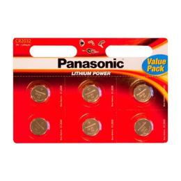 Батарейка Panasonic Lithium CR2032 Black 6 шт, таблетка