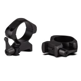 Кріплення для прицілу KONUS STEEL-QR Швидкозємні кільця 25.4мм (високі)