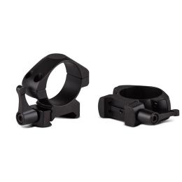 Кріплення для прицілу KONUS STEEL-QR Швидкозємні кільця 25.4мм (низькі)