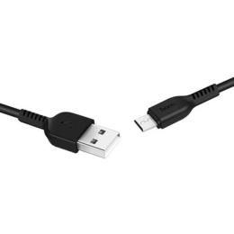 Дата-кабель Hoco X20 Flash USB (тато)  -  microUSB (тато) 1m Black (D21031)