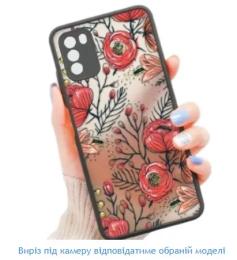 Чохол-накладка Infinity Print Case для Xiaomi Poco X5 Pro Transparent Black Квіти