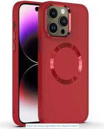 Чохол-накладка EpiK TPU Bonbon Metal Style with MagSafe Apple iPhone 14 Plus (6.7) Red