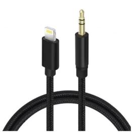 Аудіо-кабель VALUE S0989 LIGHTNING (тато) - TRS AUDIO 3.5 (тато) 1m Black