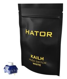 Набір перемикачів для клавіатури Hator Hotswap Switch Kailh Hush White (HTS-107)