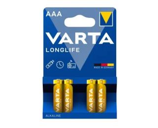 Батарейка Varta LONGLIFE AAA Yellow BLI 4 ALKALINE