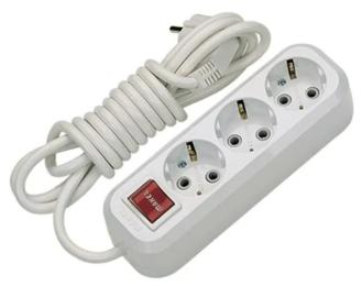 Мережевий фільтр Makel MGP214 White