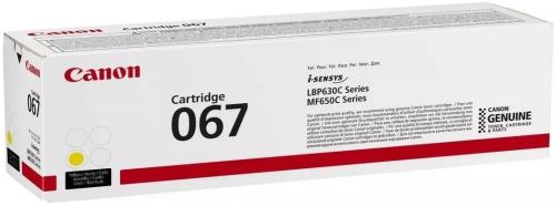 Картридж для принтера Canon 067 для MF651Cw/MF655Cdw/MF657Cdw/LBP631Cw/LBP633Cdw Yellow