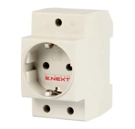 Розетка Viatec Enext e.socket.pro.din.tms на DIN-рейку 230 В