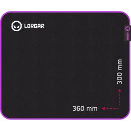 Килимок для мишки Lorgar Main 313 Black Purple (LRG-GMP313)