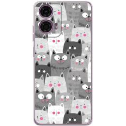 Чохол-накладка Boxface (55656-up1187) для Motorola G24 Cats