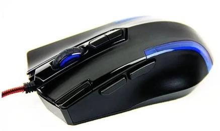 Мишка Ajazz Wolf Team Black 2400DPI