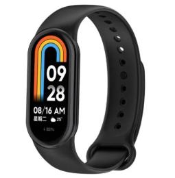 Ремінець для фітнес-браслету Infinity Silicone для Xiaomi Mi Smart Band 8/Mi Smart Band 9 Black