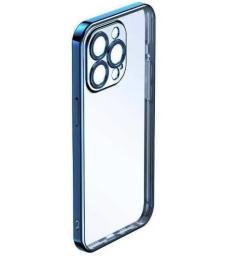 Чохол-накладка Infinity Fashion для iPhone 14 Pro Blue + захист камери