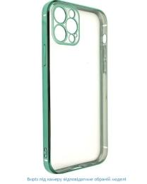 Чохол-накладка Infinity Fashion для iPhone 14 Green + захист камери