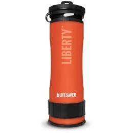 Пляшка для води LifeSaver Liberty Orange портативна для очищення