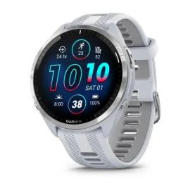 Смарт-годинник Garmin Forerunner 965 Titanium Bezel w. Whiteston Case and Whiteston/Powder Gray S. Band (010-02809-01/11)