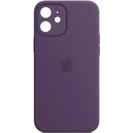 Чохол-накладка EpiK Silicone Case Full Camera Protective (AA) для Apple iPhone 12 (6.1) Amethyst