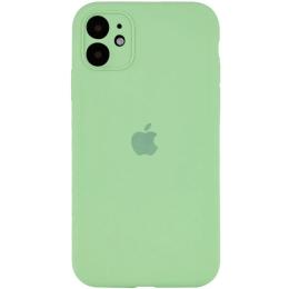 Чохол-накладка EpiK Silicone Case Full Camera Protective (AA) для Apple iPhone 12 (6.1) Mint