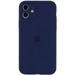Чохол-накладка EpiK Silicone Case Full Camera Protective (AA) для Apple iPhone 12 (6.1) Navy