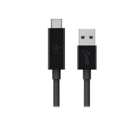 Дата-кабель Belkin F2CU029bt1M-BLK USB-A (тато) - USB Type-C (тато) 0.9m Black
