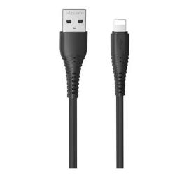 Дата-кабель Proda PD-B85i Type-A (тато) - Lightning (тато) 1m Black