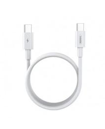 Дата-кабель Remax RC-183с USB Type-C(тато)-USB Type-C(тато) 2м White (6954851205906)
