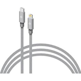 Дата-кабель Intaleo CBGNYTL1 Type-C (тато) - Lightning (тато) 1m Gray (1283126559587) 30W