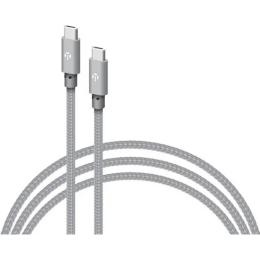 Дата-кабель Intaleo CBGNYTT1 Type-C (тато) - USB Type-C (тато) 1m Gray (1283126559501) 60W