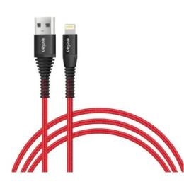 Дата-кабель Intaleo CBRNYL1 Type-A (тато) - Lightning (тато) 1.2m Red (1283126559471)