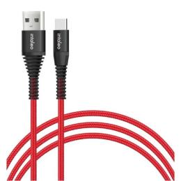 Дата-кабель Intaleo CBRNYT1 Type-A (тато) - USB Type-C (тато) 1.2m Red (1283126559464)
