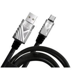 Дата-кабель WUW X62 Type-A (тато) - micro-USB (тато) 2m Black