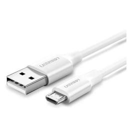 Дата-кабель Ugreen US289 Type-A (тато) - micro-USB (тато) 0.5m White (60140)