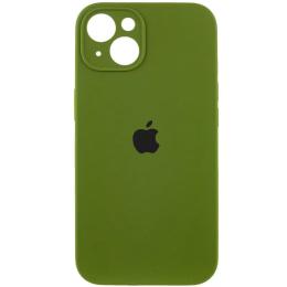 Чохол-накладка EpiK Silicone Case Full Camera Protective (AA) для Apple iPhone 14 Dark Olive