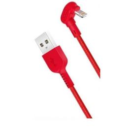 Дата-кабель XO NB49 Type-A (тато) - Lightning (тато) 1m Red play games