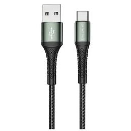 Дата-кабель Jellico B12 Type-A (тато) - Type-C (тато) 2m Black