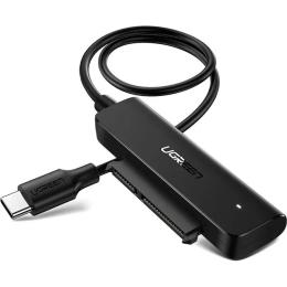 Перехідник Ugreen CM321 USB 3.0 Type-C (тато) - SATA III (мама) Black (70610)