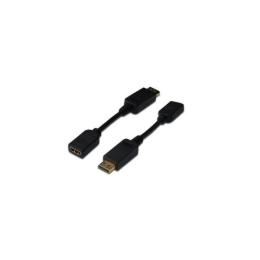 Перехідник Digitus AK-340400-001-S DisplayPort (тато) - HDMI (мама) 0.15m Black