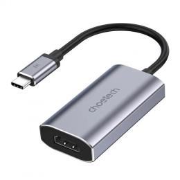 Перехідник Choetech HUB-H16 HDMI (мама) - USB Type-C (тато) Silver