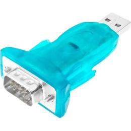 Перехідник VALUE PL-2303 USB (тато) - COM (RS232) 9PIN (мама) Blue (B00376)