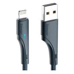 Дата-кабель Essager Rousseau Fast Charging EXCL-LS01 Type-A (тато) - Lightning (тато) 1m Black