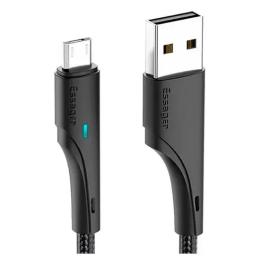Дата-кабель Essager EXCM-LS01 USB (тато) - micro USB (тато) 1m Black