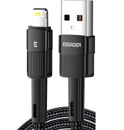 Дата-кабель Essager Star Fast Charging EXCL-XC01 Type-A (тато) - Lightning (тато) 1m Black