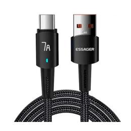 Дата-кабель Essager EXC7A-CG01-P Type-A (тато) - Type-C (тато) 1m Black Sunset Fast Charging