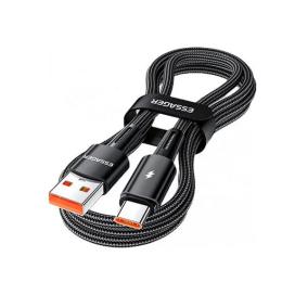 Дата-кабель Essager EXC120-CG01-P Type-A (тато) - Type-C (тато) 1m Black Sunset 120W Charging