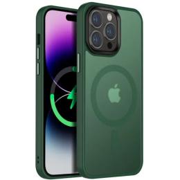 Чохол-накладка EpiK TPU + PC Metal Buttons with MagSafe Colorful для Apple iPhone 14 Pro Max (6.7) Green