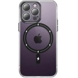 Чохол-накладка EpiK TPU + PC Colorful with MagSafe для Apple iPhone 14 Pro (6.1) Black