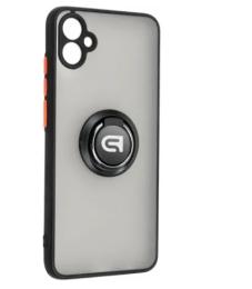 Чохол-накладка ArmorStandart Frosted Matte Ring для Samsung A04e (A042) Black (ARM68346)